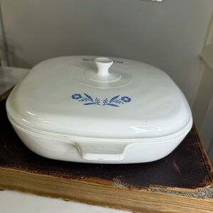 Corningware White Pyroceram Dish, 10”